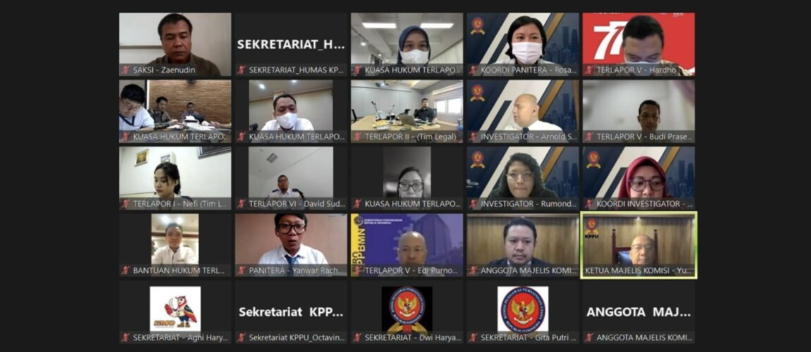 KPPU Periksa Komisaris PT Banyu Asih Putra dalam Sidang Perkara Tender Sinyal KA Bogor – Cicurug